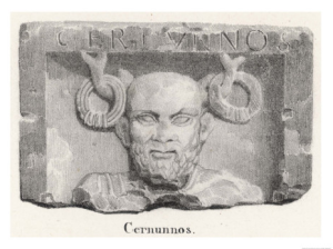 cernunnos horned deity of fertility and abundance honored by the gauls and other celtic peoples